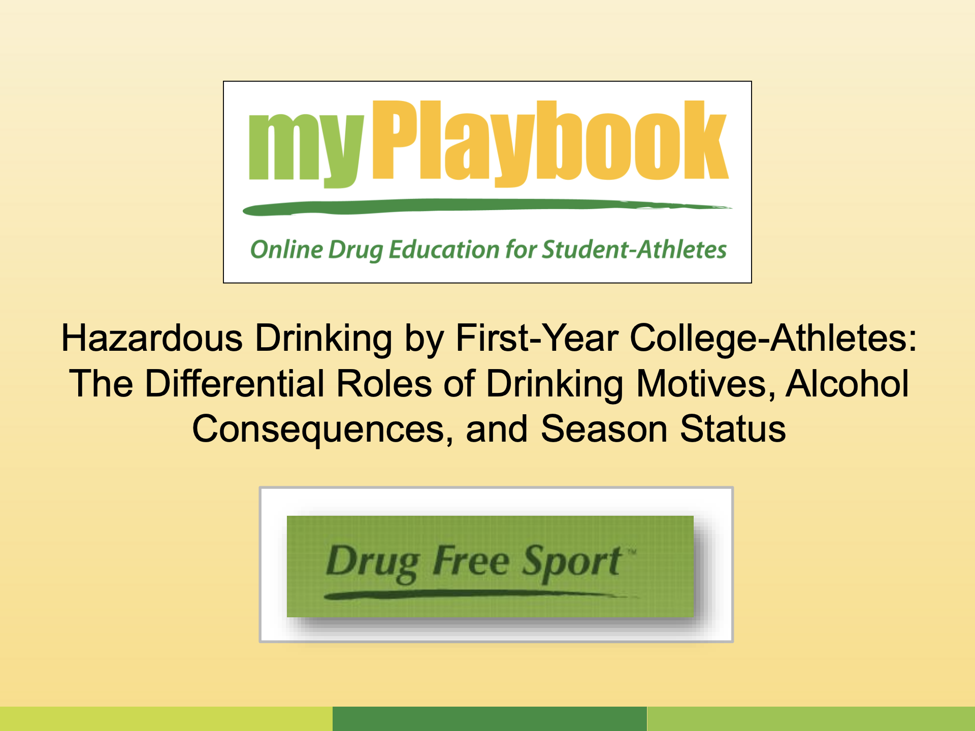 Hazardous Drinking by First-Year College-Athletes - PDF